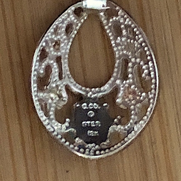 $82  Black Hills Gold Estate Pendant & Chain  Copyright C.CO STER 12K  N/C 925 - Picture 2 of 10